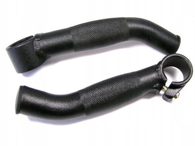RAION Serie - Lange Zwarte Aluminium Fietshandgrepen