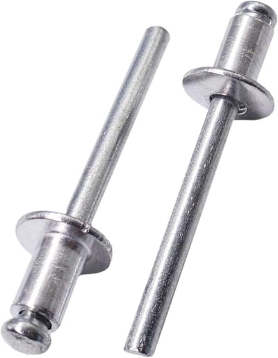Aluminium Blindklinknagels 6,0 x 10 mm met Stalen Doorn voor Diverse Bevestigingen