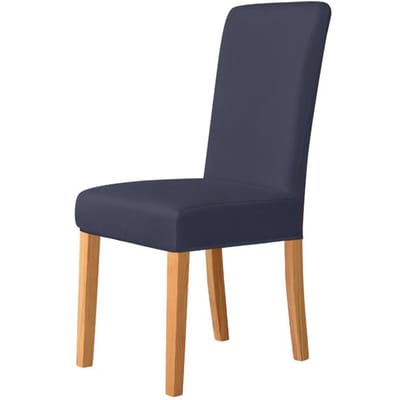Housse de chaise universelle à dossier haut, couleur unie, taille M XL, pour salle à manger, cuisine, bureau, maison, housse de siège extensible 1 Piece