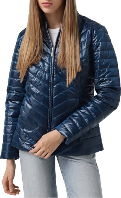 Skechers GO Shield Shine Jacket, Vrouwen, Marineblauw, Jasje, maat: L