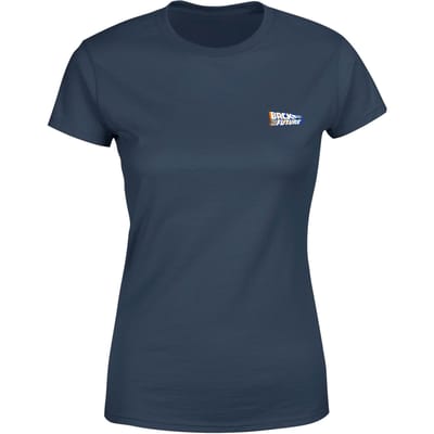 Back To The Future Women's T-Shirt - Navy - XS