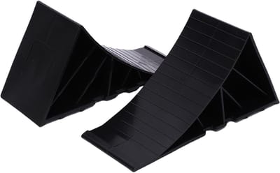 Wielkeggen Zwaar Gebruik - Stabiliteit Blokken - Voertuig Beveiligen - Antislip Oppervlak - 2 Stuks - Zwart