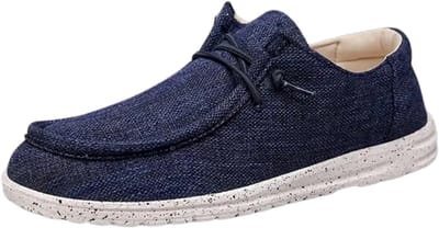 Bovista Loafers Heren - Met Hak - Herenschoenen - Instappers - Blauw - Maat 40
