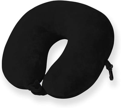 Cuddlebug Kussen - Reiskussen (reizen) - Zwart - U vorm - R pet - Memory Foam - Stevig