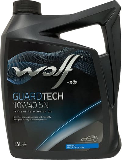 Wolf GuardTech semi-synthetische motorolie 10W40 SN 4L