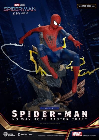 Beast Kingdom Toys Spider-Man: No Way Home Master Craft Statue The Amazing Spider-Man 35 cm Beeld