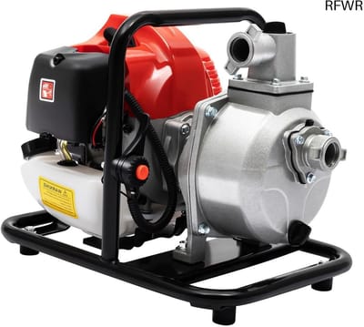 RFWR® Krachtige 2-takt benzine waterpomp voor efficiënte irrigatie en drainage