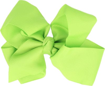 Haarsoires Haarspeld Duckklem 10cm – Strik van Stof – Groen - Sterke Haarclip voor Styling & Dagelijks Gebruik - Hair Clip - Decoratieve Haaraccessoire