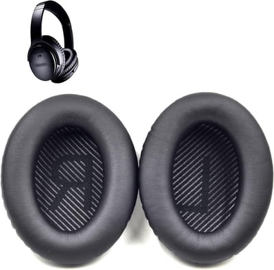 Vervangende Oorkussens voor Draadloze Noise-Cancelling Hoofdtelefoons - Comfortabel en Duurzaam (Zwart)