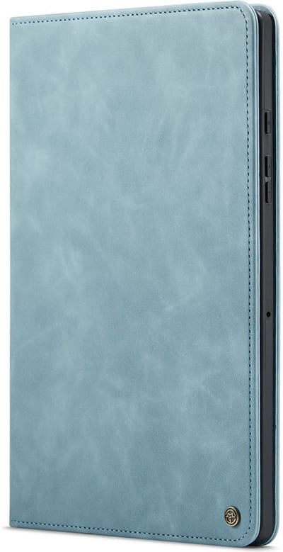 CaseMania Bookcase hoesje geschikt voor Samsung Galaxy Tab S10 Lite - Effen Aqua - Kunstleer