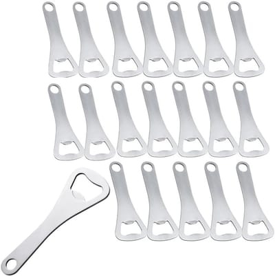 20-delige RVS Flesopener Set voor Thuis, Pub, Keuken en Buitenactiviteiten - Duurzaam en Handig