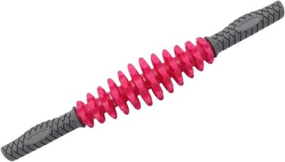 Lichaamsmassage Stick – Spierroller Massage Stick voor Spierpijn, Krampen & Spierspanning – Anti-Cellulitis Massage Tool voor Sport, Fitness en Herstel - Rood