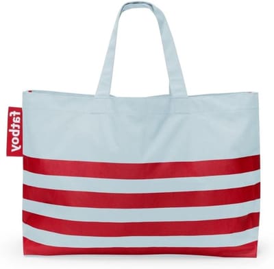 Reistas Grote - Weekendtas Holdall - Lange Reizen - Gemaakt Van Stofresten - 70 x 50 cm - Babyblauw