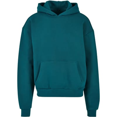 Build Your Brand - Ultra Heavy Cotton Box Hoodie - Retro Green maat S