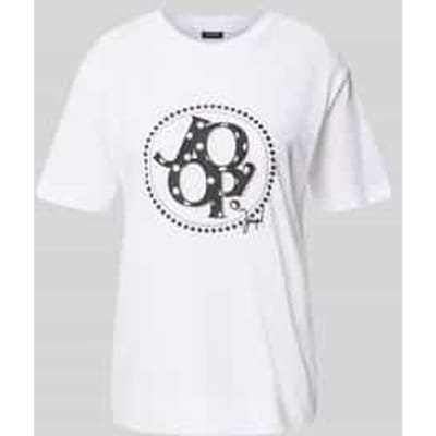 T-shirt met siersteentjes, model 'Tammi'