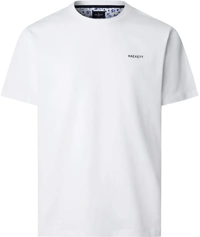 Hackett Swim Trim Island T-shirt Met Korte Mouwen Wit M Man