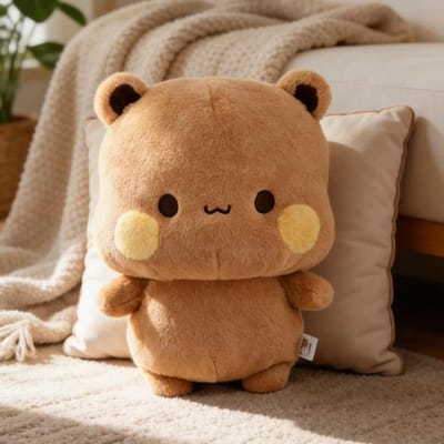 Nieuwe Panda Bubu En Yier 35Cm Pluche Poppen Officieel Origineel Schattig Zacht Cartoon Bubu En Dudu Kussen Kussen Speelgoed Verjaardagscadeau 35cm brown
