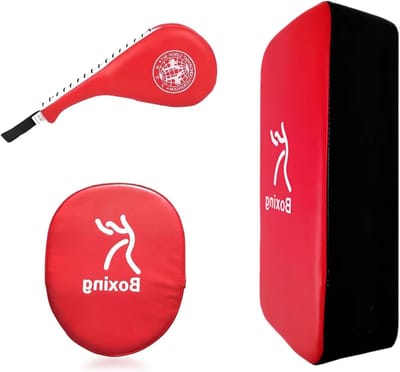 Taekwondo Kickpad voor Training, Ideaal voor Karate, Muay Thai en MMA, Rood Boxing Pad