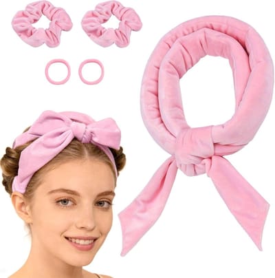 Nachtelijke Haarband voor Lang Haar, Zachte Krullen Zonder Hitte, Haarstyling Tools voor Perfecte Krullen en Volumineus Haar