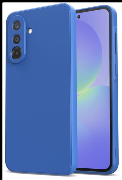 Hoesje met Camera Bescherming Geschikt voor Samsung Galaxy A36 | Back Cover | Dun | Flexibel TPU | Blauw
