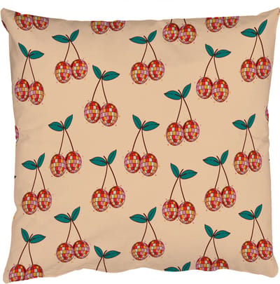 Sierkussens - Kussentjes Woonkamer - 50x50 cm - Kers - Disco - Patroon