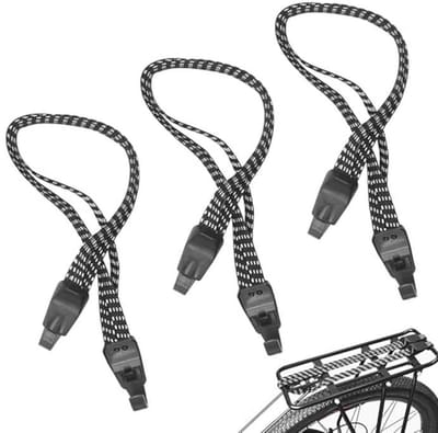 Bagagespanners 3-in-1 Set - Elastische Spanbanden voor Fiets en Auto - 45/65/75 cm