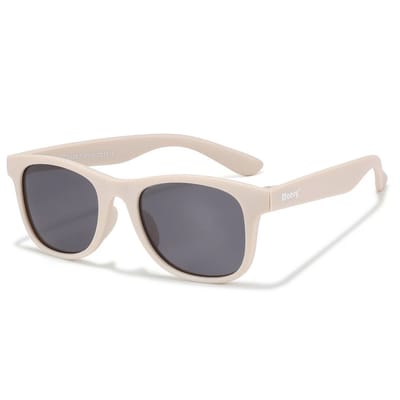 Maesy Kinder Zonnebril Lino - 3 t/m 6 jaar - Flexibel - UV400 Bescherming - Zonnebril Kind - Beige Ecru