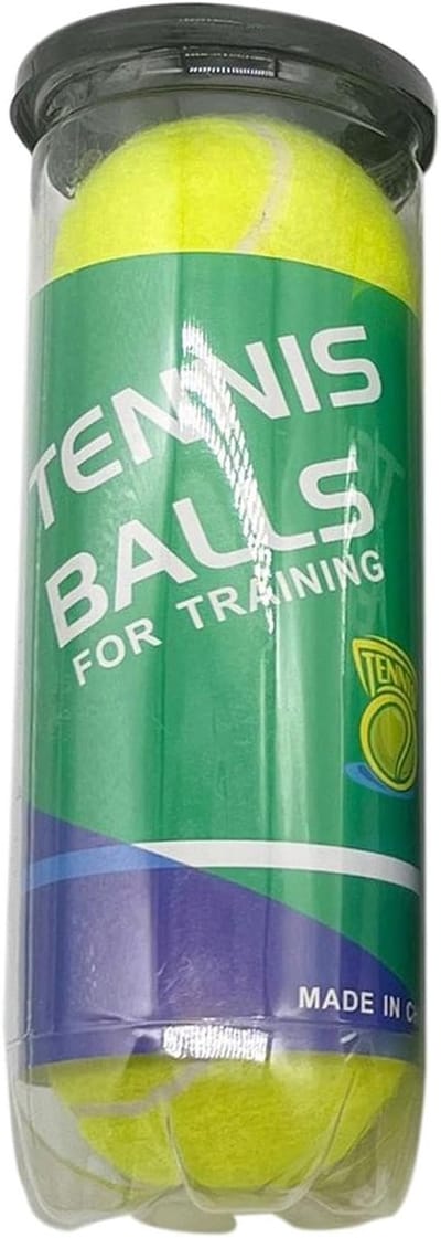 Tennisballen Set - Kindertennisballen Trainingsballen - Tennistraining Verbeteren - Hoge Elastische Eigenschappen - 6.4 cm Diameter - Geel