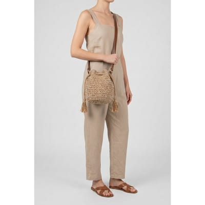 Summum Woman Bag Crochet Peanut Maat: OS | Schoudertassen Outlet | Dames | Beige