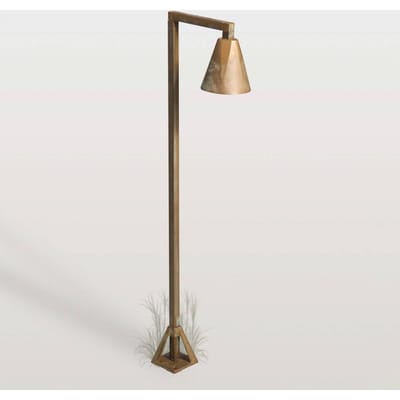 Moretti Luce LED tuinpadverlichting Silva Disk, 80 x 19 cm, antiek messing