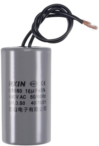 Condensator CBB60 16uF 450V AC voor Waterpomp en Airco Motor