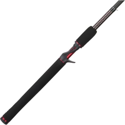 Vishengel Werphengel - Telescopische hengel - Vissen vangen - Versterkte constructie - 300 gram - Zwart/Rood