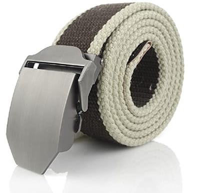 Canvas riem 110/120/130 cm voor dames en heren - Casual jeansriem met stevige snelsluiting