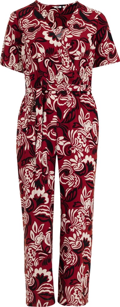 WE Fashion Dames jumspuit met dessin - Curve