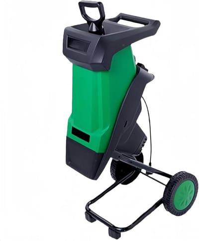 Elektrische Tuinversnipperaar - Houtversnipperaar Bladmulcher - Tuinafval Verwerken - Krachtige 2400W Motor - 40mm Snijdiameter - Groen