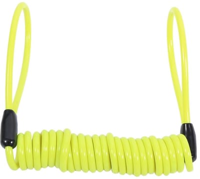 Dailygoods- Schijfslot met Elastische Kabel - Motorbeveiliging - Multifunctioneel - Veiligheidslock - Lichtgewicht - 1,5 Meter Verlengbaar - Motorlock
