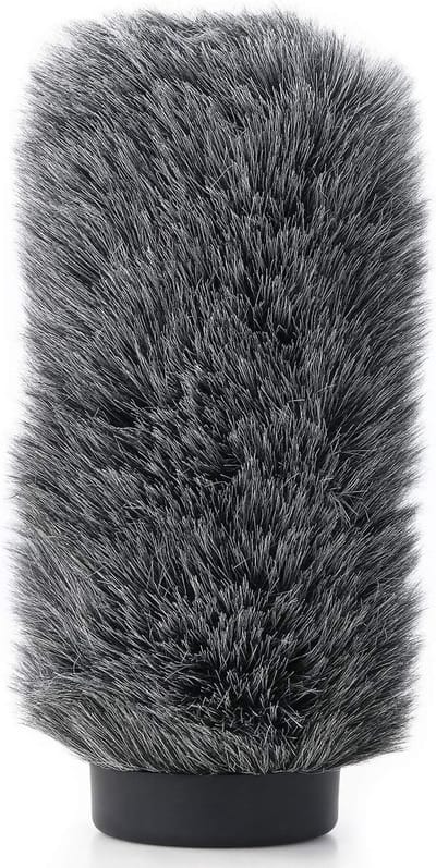 Windscherm met Dode Kat/Windmuff voor Shotgun Microfoons zoals Rode NTG-3 en Sennheiser MKH416 - Ideaal voor Geluidsopnames en Buitenopnames, Tot 7.1" Lang
