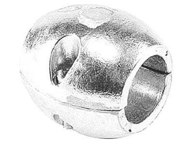 Talamex Schroefas-bolanode Zink 30 mm
