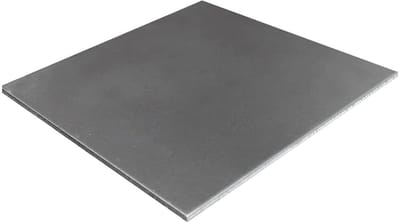 Metaalplaat - Stalen Plaat - Doe-het-zelf Projecten - Hoge Mechanische Sterkte - 100x100mm - Grijs