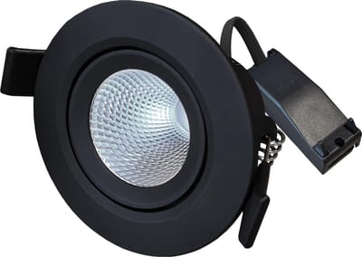 Interlight LED Cascada inbouwspot - 6,5W / Lichtkleur 2700K (warm wit) zwart