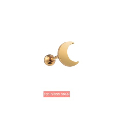 Bijoutheek Oorknoppen Moon Goud