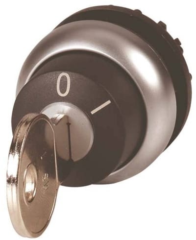 Eaton 111779 M22-WRS-MS20 Sleutelknop Kunststof frontring Sleutel Zwart 1 stuk(s) Piece