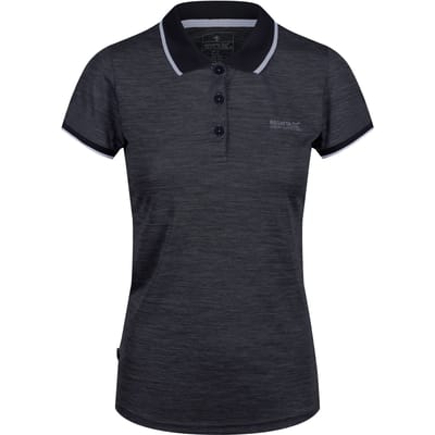 Regatta Dames/dames Remex II Polo Hals T-Shirt (Zwart)