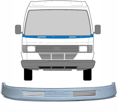 Reparatie paneel paravan voor Mercedes T1 207-410 1977-1995