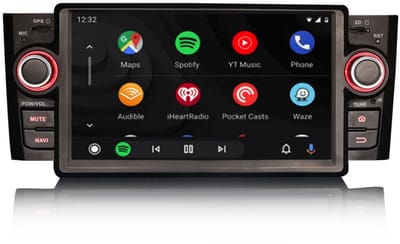 Carplay autoradio voor Fiat Punto | 2005 t/m 2009 | Android 12 | Draadloos Apple Carplay & Android auto | 4GB + 64GB | 8-Core processor | Cartronix | 2025 model | 2005 2006 2007 2008 2009 | Bluetooth & Wifi