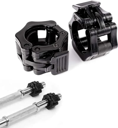 Professionele Dumbbell Clips en Clasps 30 mm - 2 Stuks voor Krachttraining, Fitness en Gym Gebruik