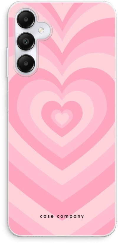 Case Company® - Hoesje geschikt voor Samsung Galaxy A05s hoesje - Hart Roos - Soft Cover Telefoonhoesje - Bescherming aan alle Kanten en Schermrand