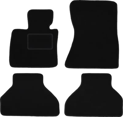 Zwarte velours vloermatten voor: BMW X6 F16 SUV (2014-2020)