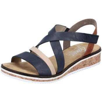 Sandalen met sleehak Rieker -