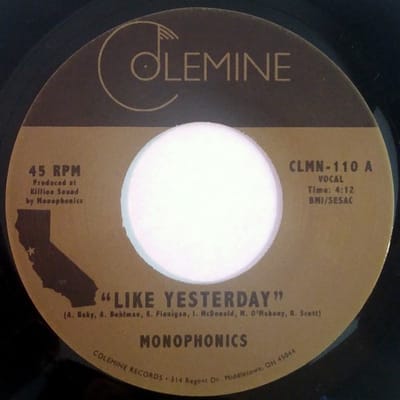 Monophonics / Destruments - Like Yesterday / Freedom (7" Single)
